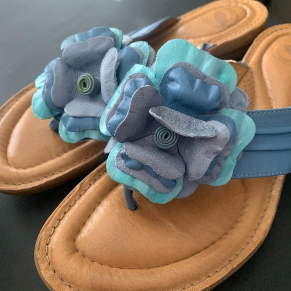 Nurture by Lamaze Blue Floral Sandals
